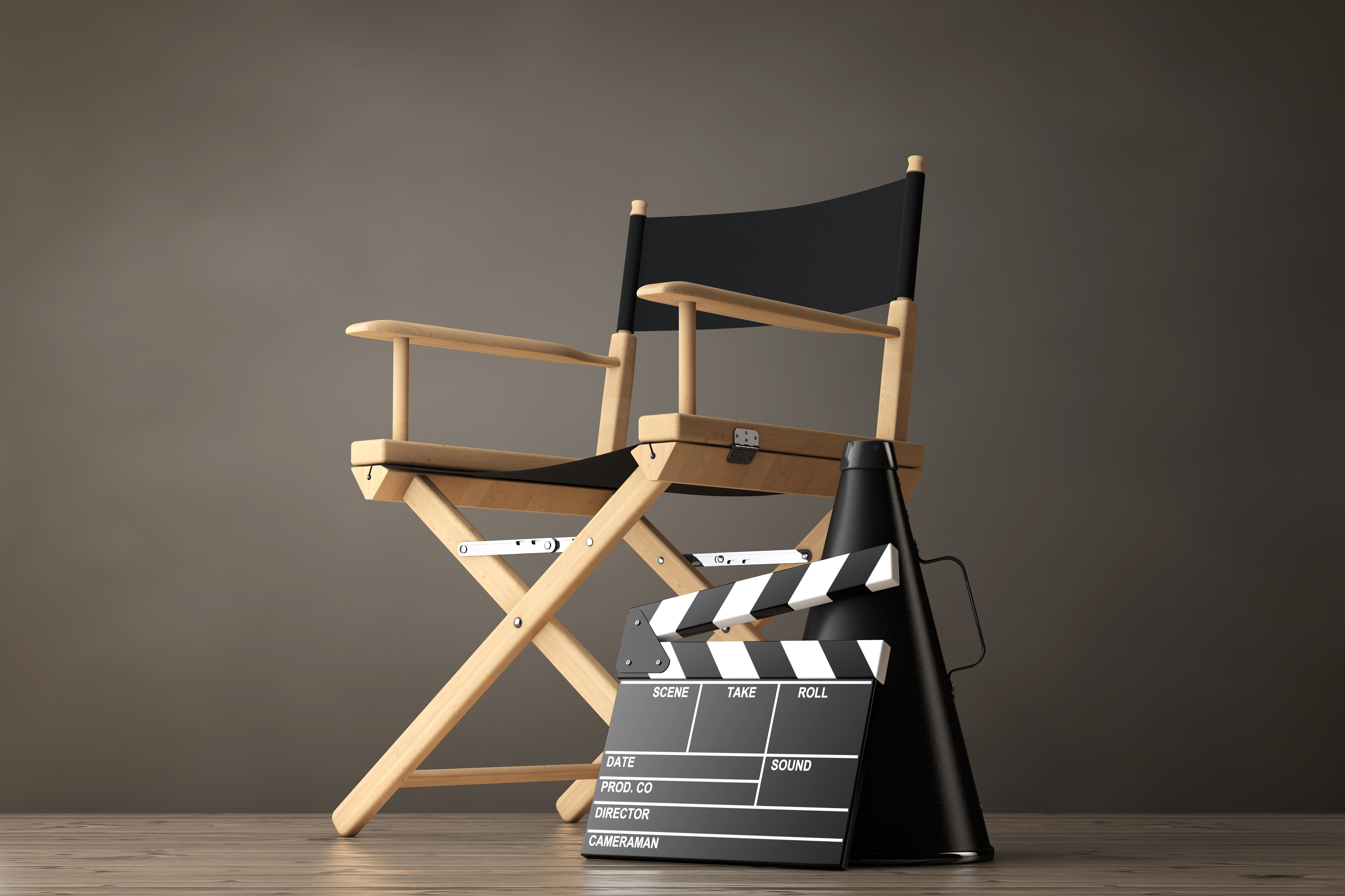 Empty Directors Chair - Resurface
 Theatre Director Chair
